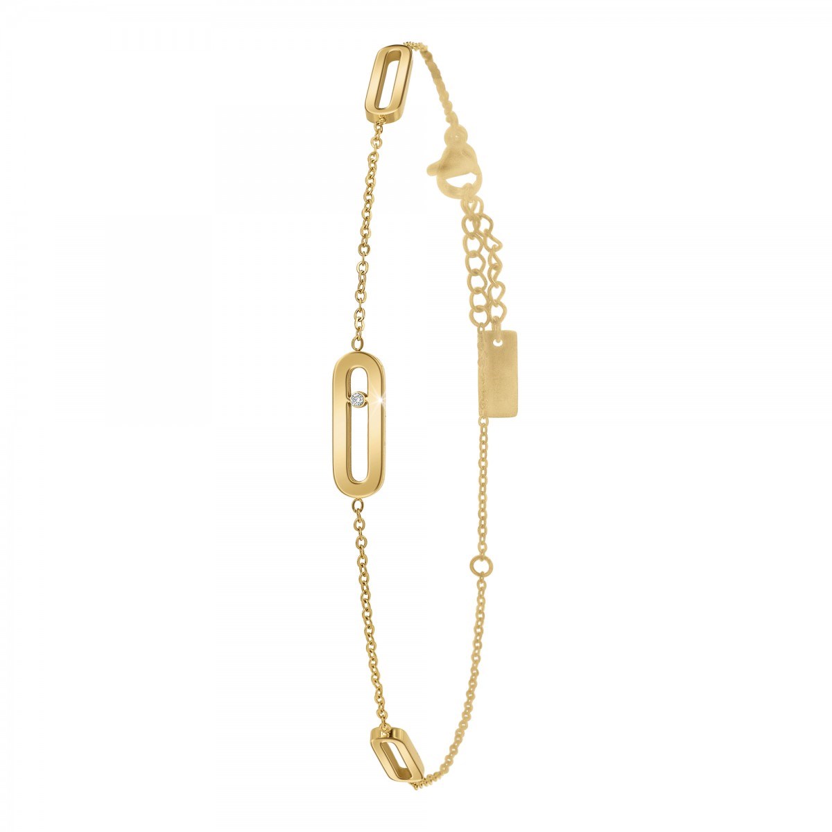 Bracelet par SC Bohème orné d'un véritable diamant blanc