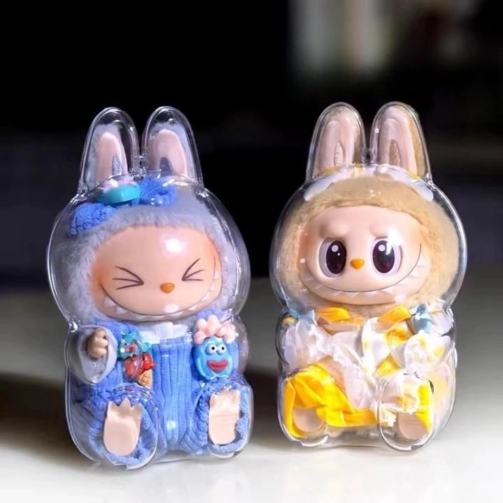 Karnemelk - Cijfers Transparante Bescherming Display Case Tas Charm