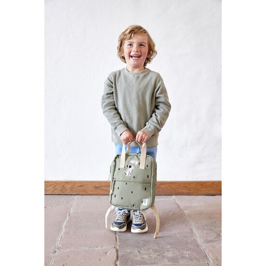 Sac à dos carré de la maternelle   Olive        de               Lässig