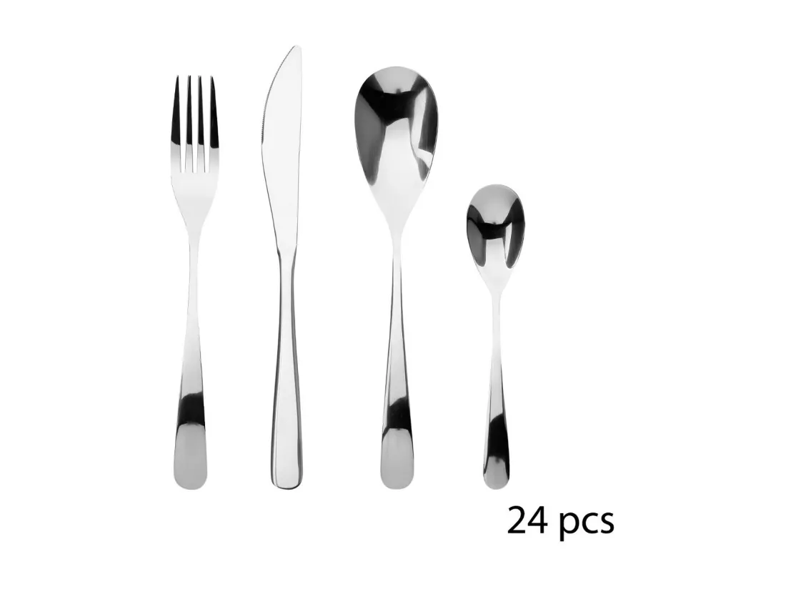 Ménagère Inox 24 Pièces 