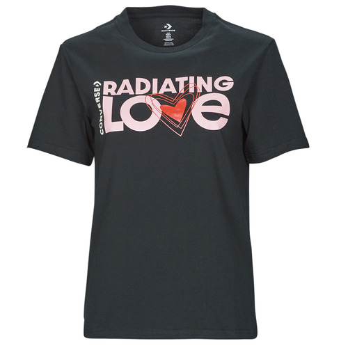 Converse - RADIATING LOVE SS CLASSIC GRAPHIC - Noir