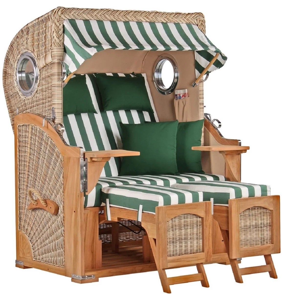 Rantum Teak PE shell strandstoel, design 561