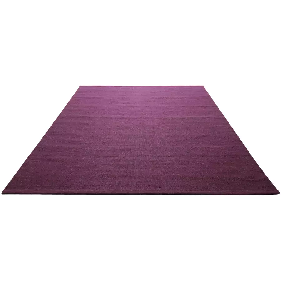 Green Looop Kelim Teppich Perpignan lila violett