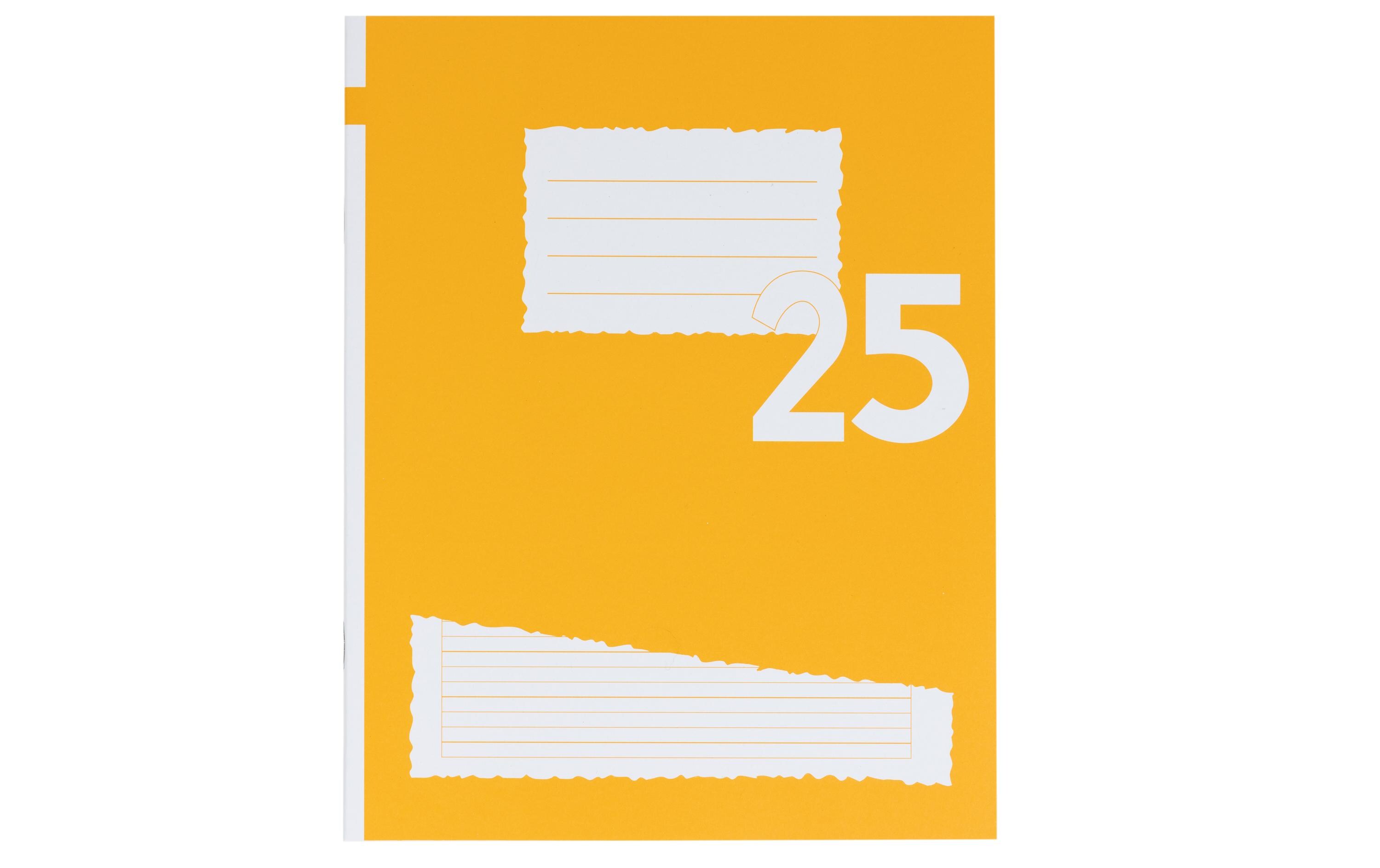 Schulheft FSC E5, Liniert, Orange, 10 StückSchulheft im Format E5
