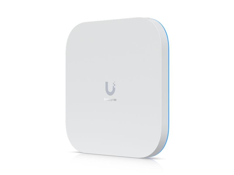 Ubiquiti Access Point E7 Indoor Access Point der Enterprise-Klasse mit 10-Stream-WiFi 7-Leistung, einem 10-GbE-Uplink und einem redundanten GbE-Port für hohe Verfügbarkeit.
