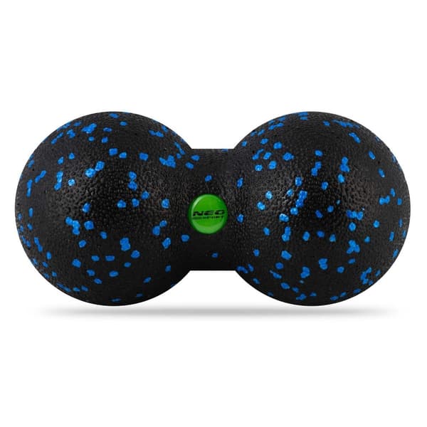 Dobbel massasje og treningsball NS-966 sort/blå