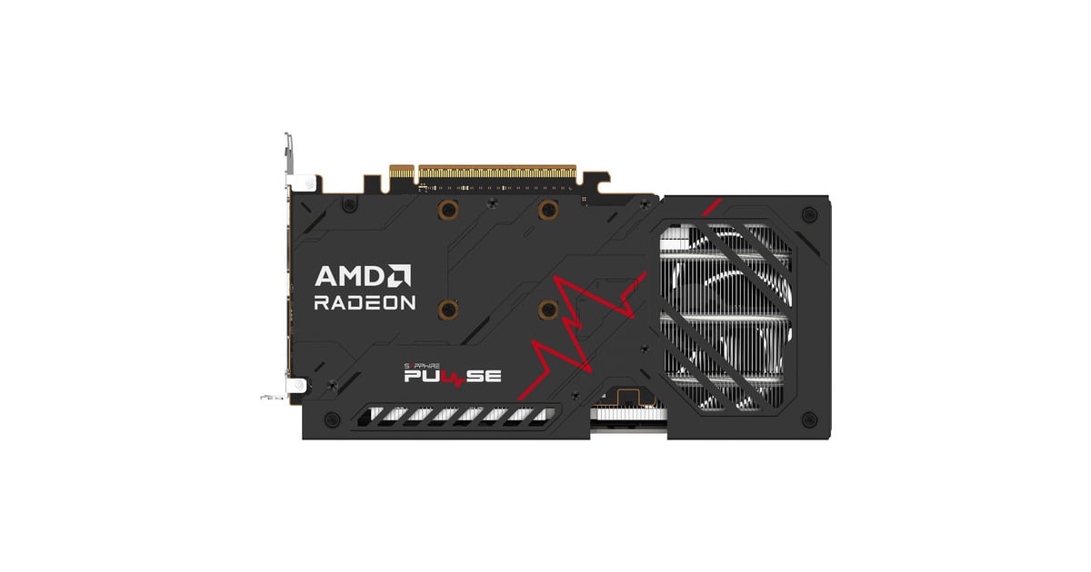 SAPPHIRERadeon RX 9060 XT Pulse 8GB grafische kaart  (1x DisplayPort, 2x HDMI)