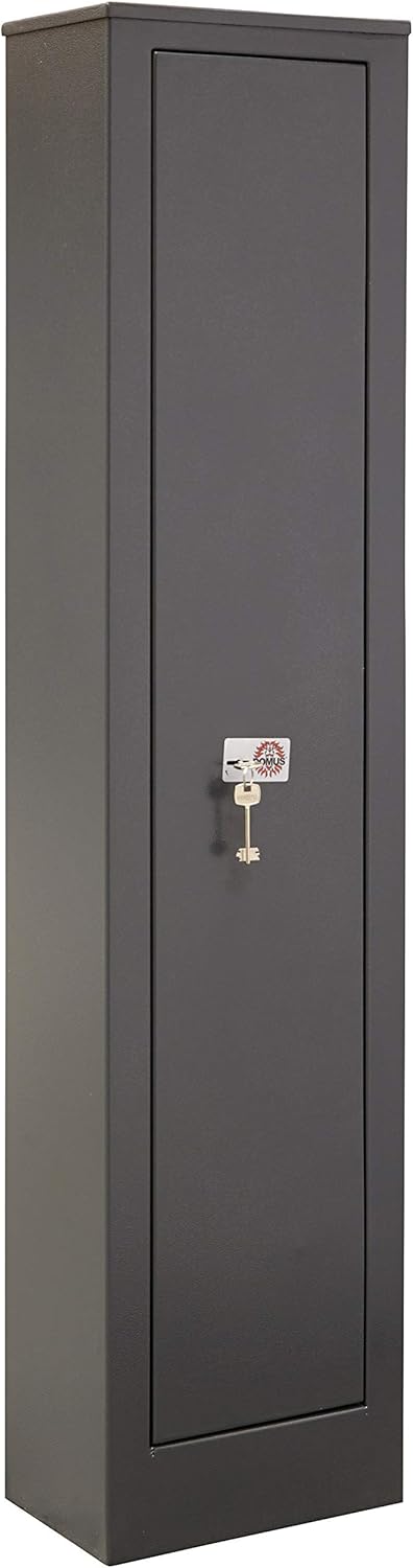 ARREGUI Braco ARM050 Stahlschrank für 5 Schrotflinten, Gewehrschrank mit Innenschublade, Waffentresor, Frankreich und Italien: gültig für alle Waffen, Spanien und Portugal: nicht zugelassen