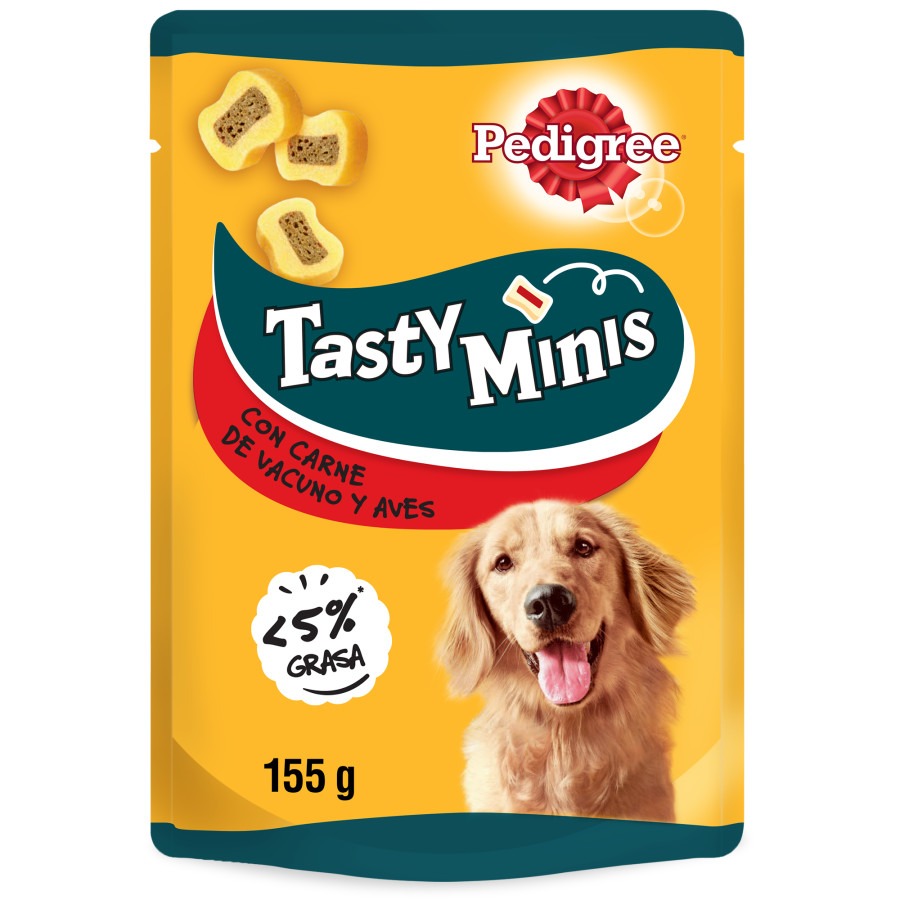 Pedigree Tasty Mini Snacks Sabor Carne e Aves para Cães