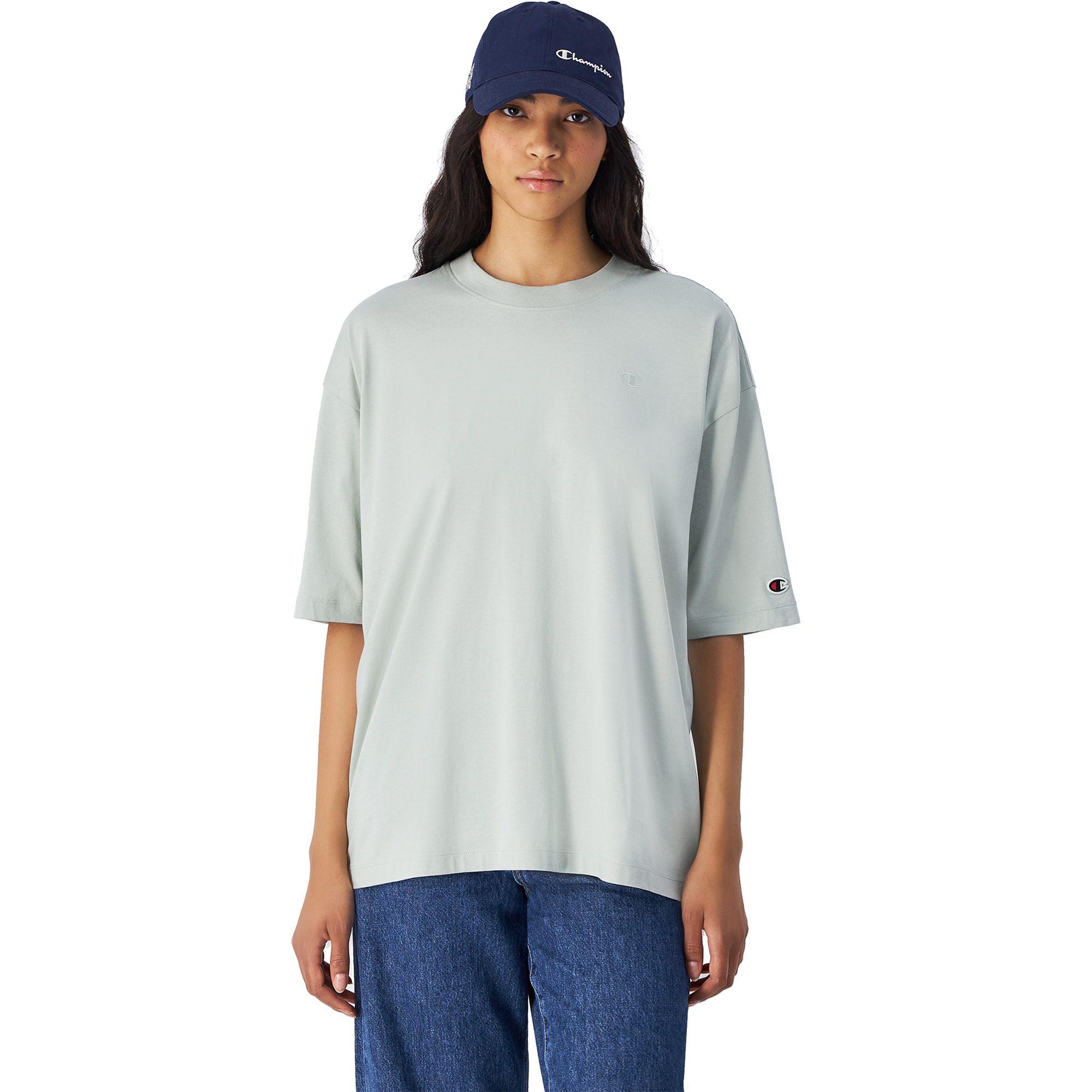 Champion T-Shirt Damen grau
