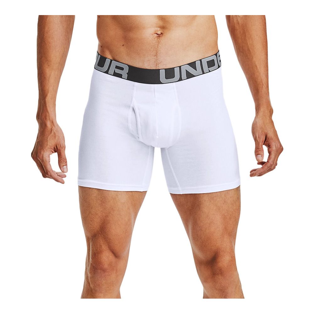 Under Armour CHARGED COTTON 6IN - Boxers x3 Homme white