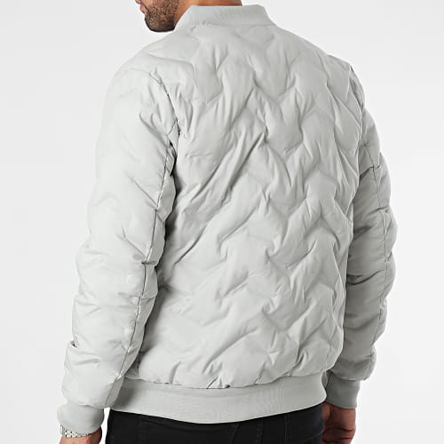 Veste Bomber Gris Clair