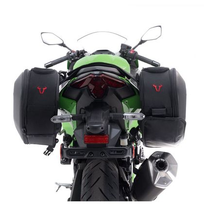 Sacoches cavalières SW-MOTECH PRO BLAZE H AVEC SUPPORT (2 x 20 litres) - Noir