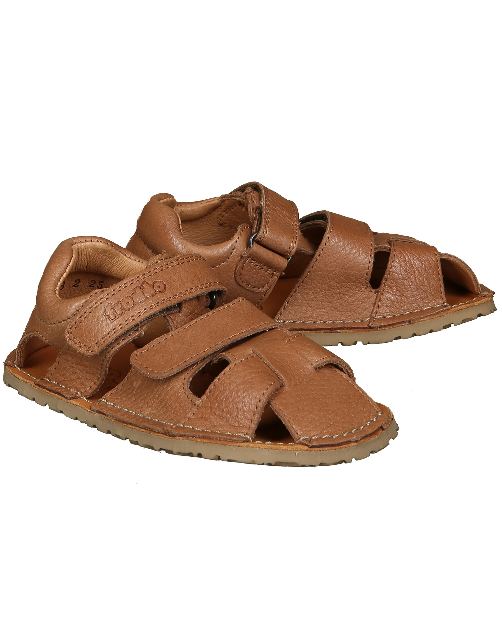 Barfuß-Sandalen FLEXY AVI in cognac