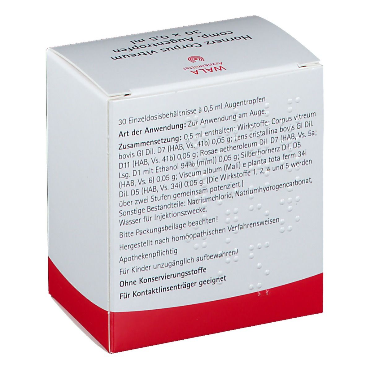 WALA® HORNERZ/ Corpus Vitreum Comp. Augentropfen