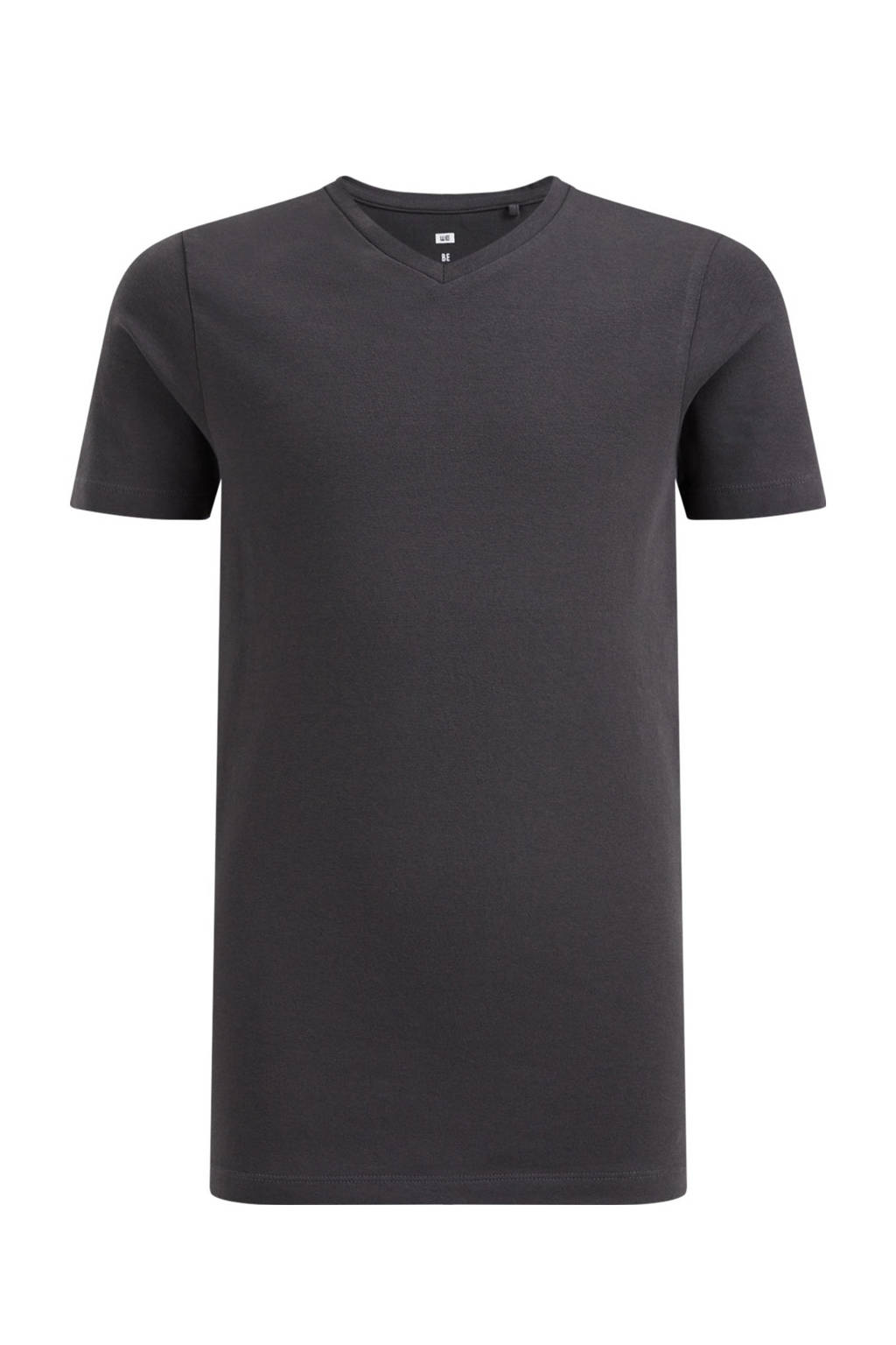 WE Fashion basic T-shirt grijs