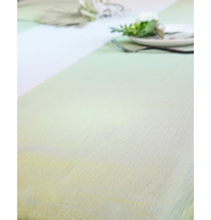 Groene Tafelkleed Katoen 2,4m
