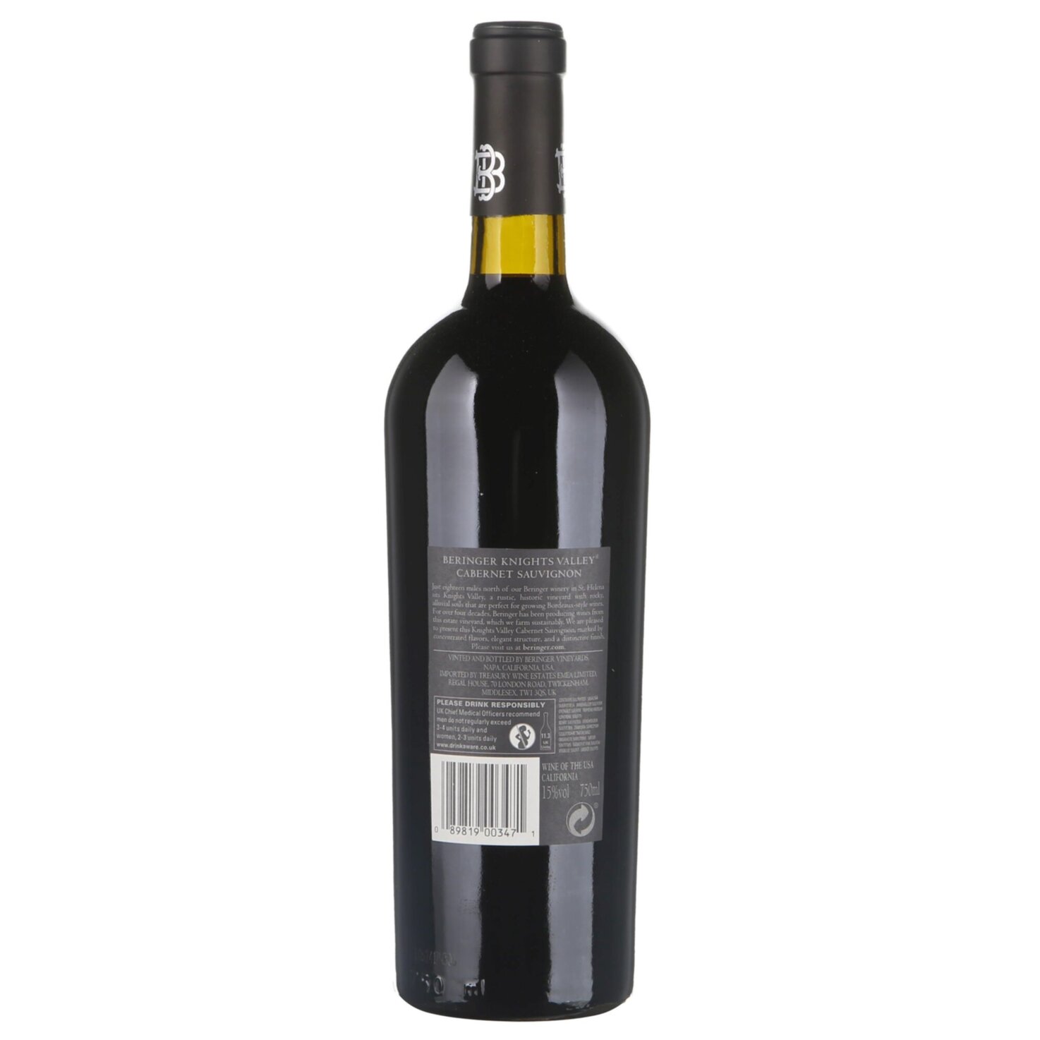 Cabernet Sauvignon Beringer Knights Valley -75cl