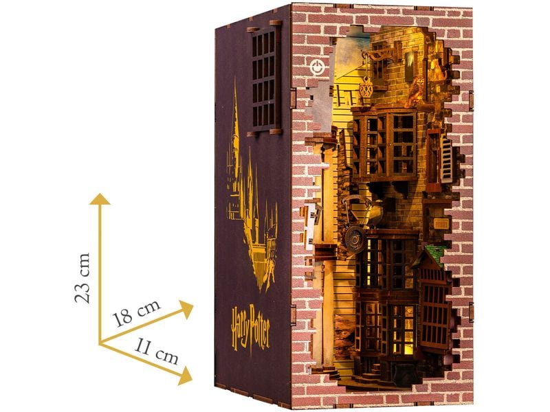 Revell Bausatz Diagon Alley Harry Potter Holzbausatz mit LED-Beleuchtung und Berührungssensor