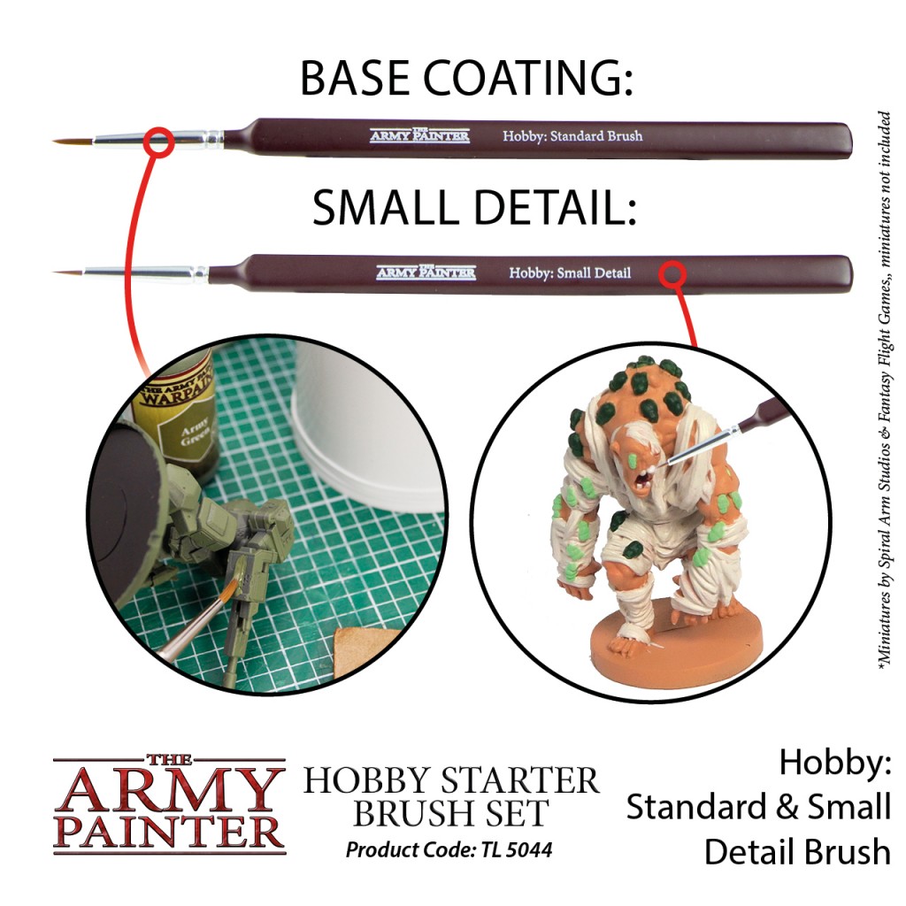 Army Painter - Kit de démarrage : Pinceaux