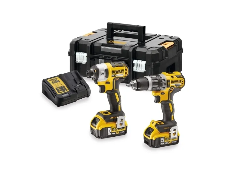 SÆT TIL ELVÆRKTØJ COMBO DEWALT DCK266P2T (DCD796 DCF887) 2X5,0AH 18V