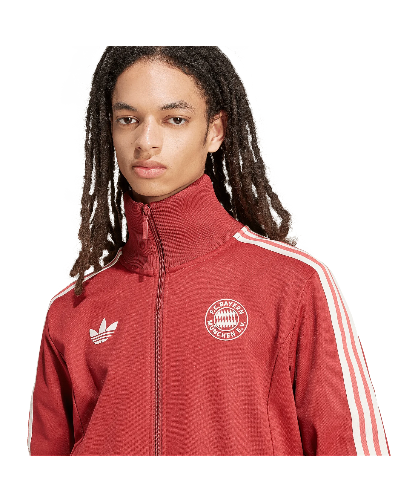 adidas Originals FC Bayern München Beckenbauer Trainingsjacke Rot