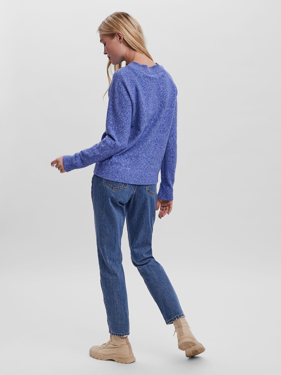 VERO MODA<br>Suéter em tricô felpudo