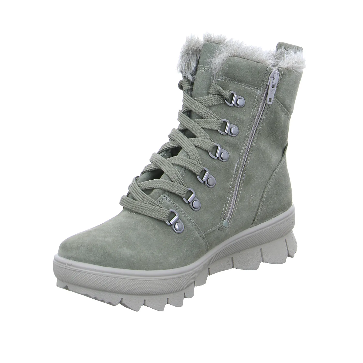 LEGERO Snowboot Grün Leder  mit Gore-Tex Membrane