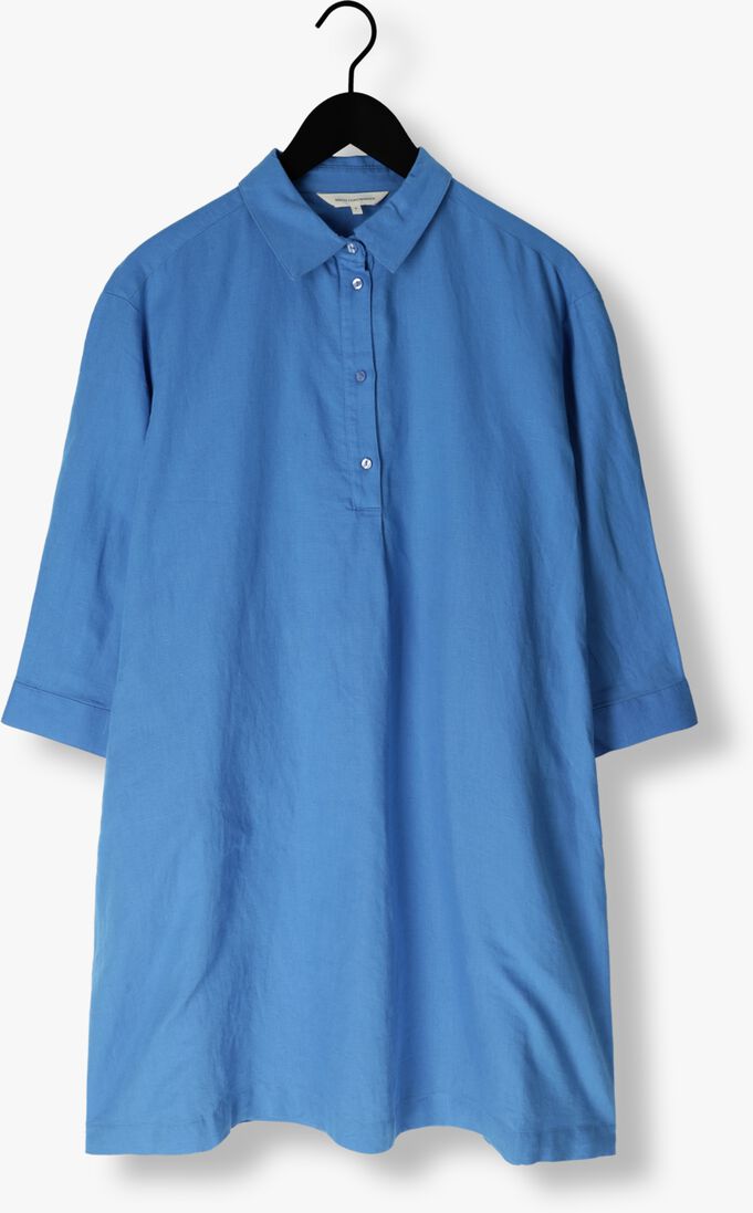 MSCH COPENHAGEN blauwe msch copenhagen mini jurk mschkuan mirilla 3/4 dress