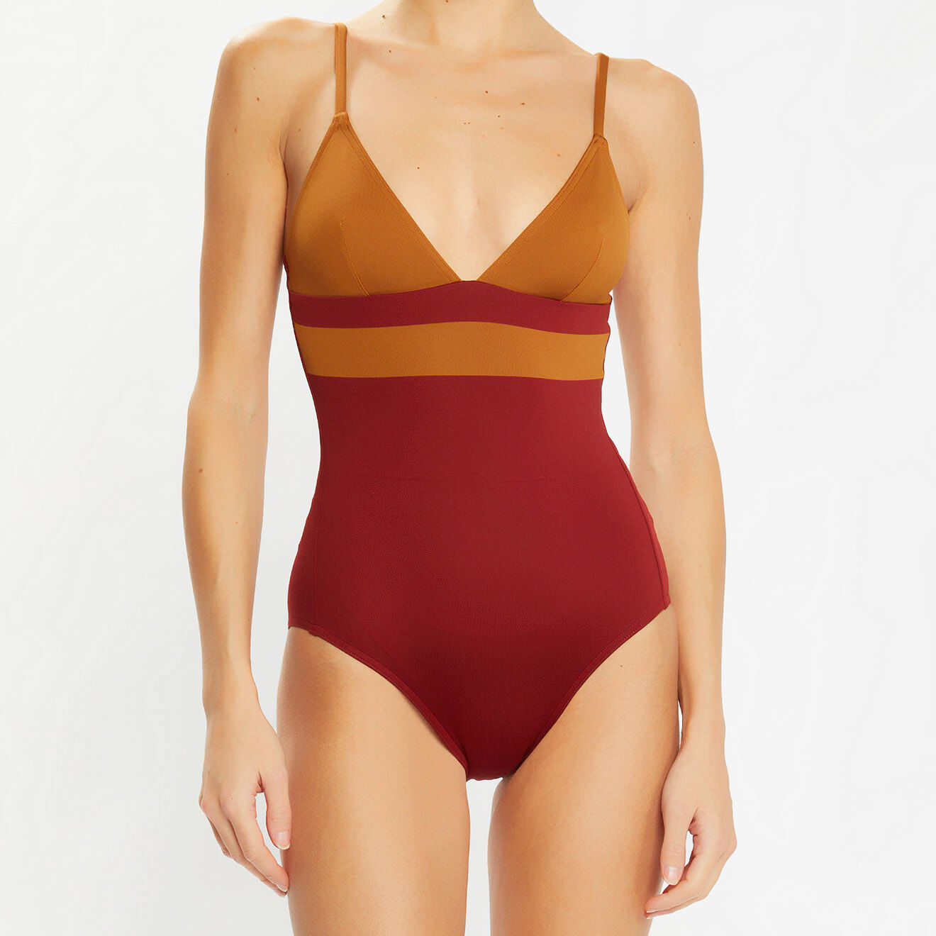 Iodus Maillot de bain 1 Pièce Iker rouge foncé