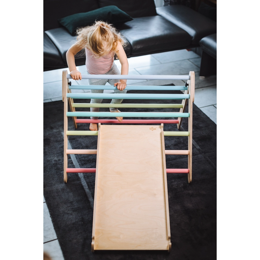 tiSsi® Pikler-Dreieck Pastell bunt