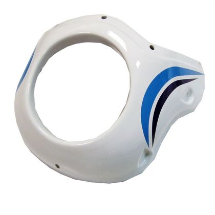 Tête de fourche Ermax Café Racer - Blanc / Bleu