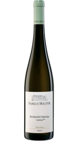 Markus Molitor Riesling Auslese** Bernkasteler Badstube 2017 Mosel Allemagne