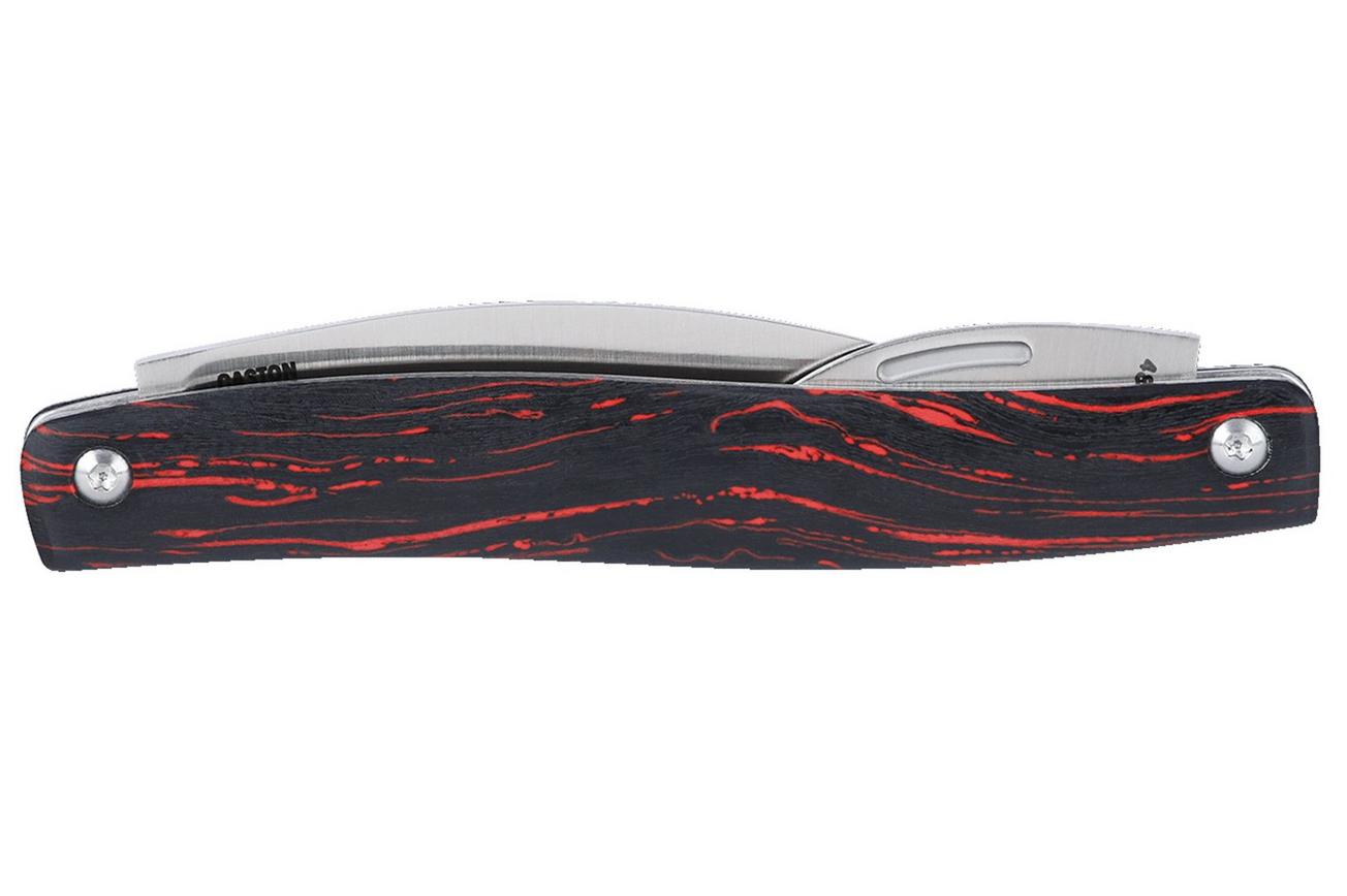 CRKT Forebear 4810 Red Black G10 slipjoint zakmes, Darriel Caston design