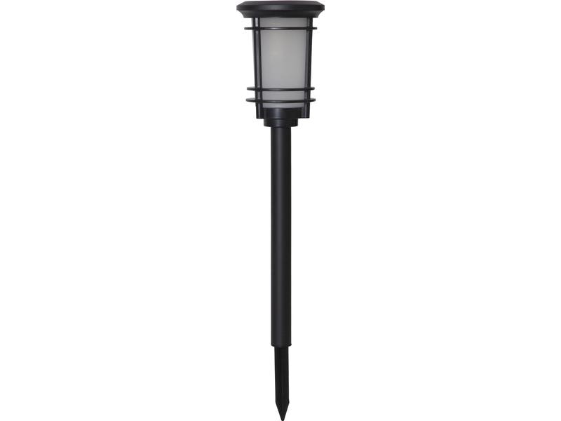 Star Trading Gartenlicht Solar Flame, Schwarz Solar Wegeleuchte