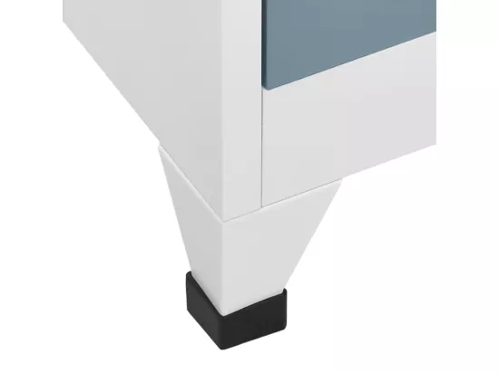 Armoire à casiers Gris clair et gris foncé 90x45x180 cm Acier