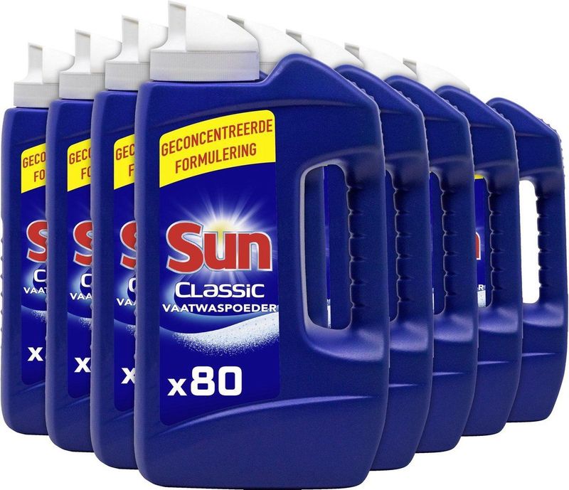 Sun Classic Normaal Vaatwaspoeder - 12 x 80 wasbeurten - Voordeelverpakking