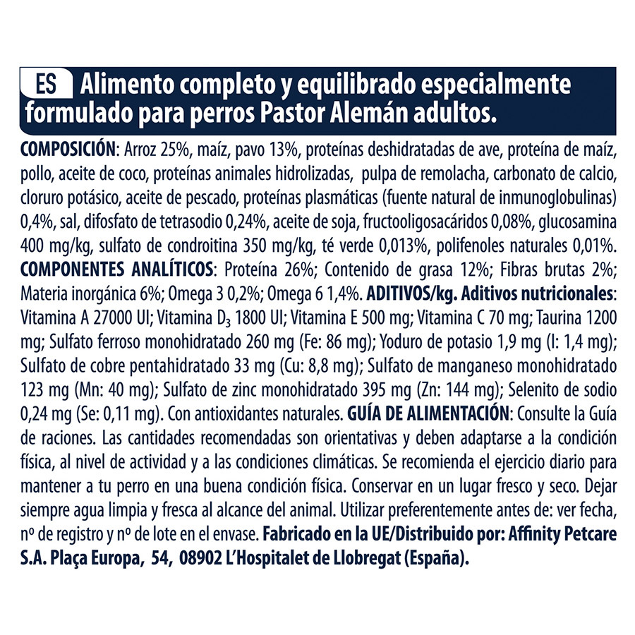 Ração Advance Active Defense para Cães Adultos da Raça Pastor Alemão
