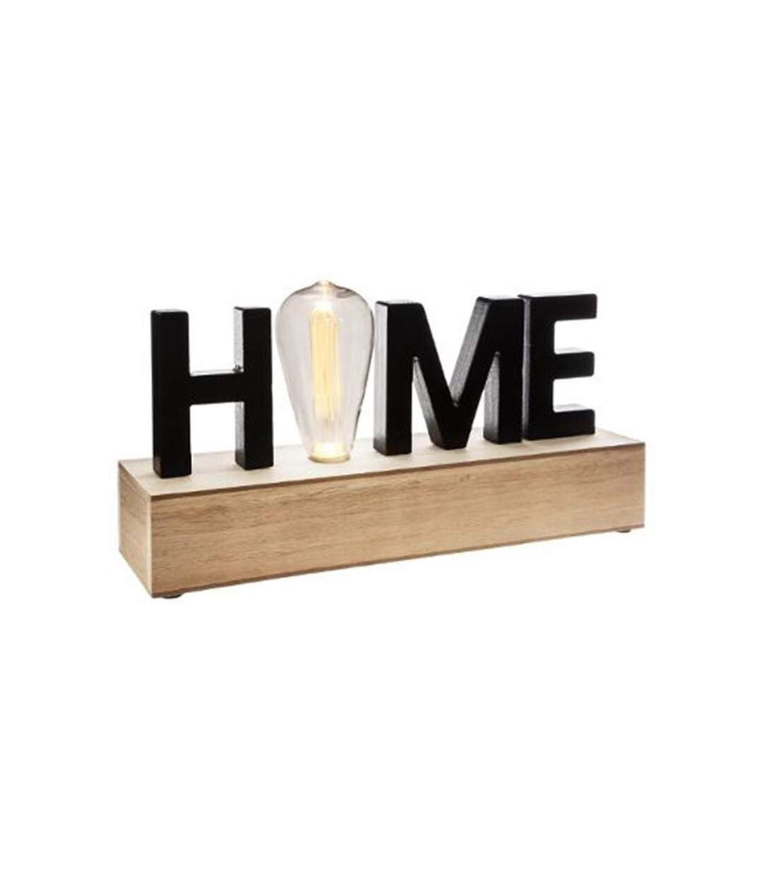 Décoration Lumineuse Led Home 34cm Noir