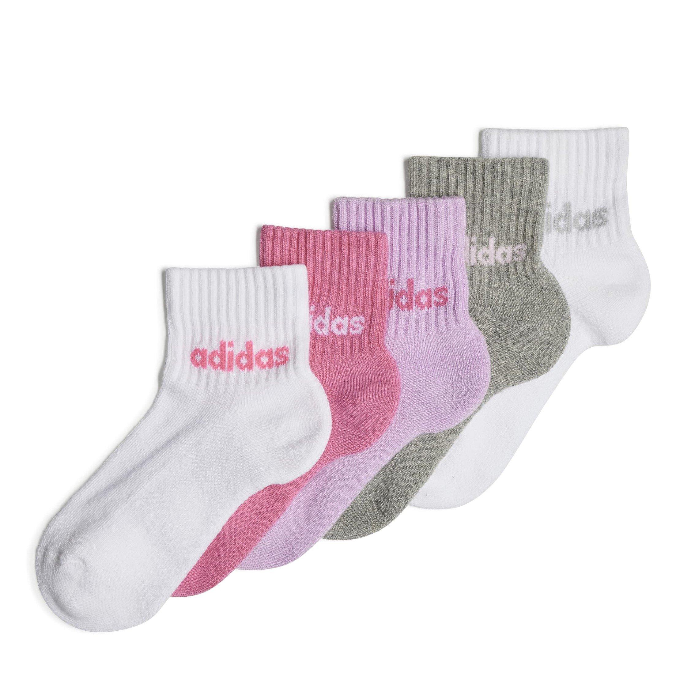 adidas Linear Ankle Socks 5 Pairs Infants