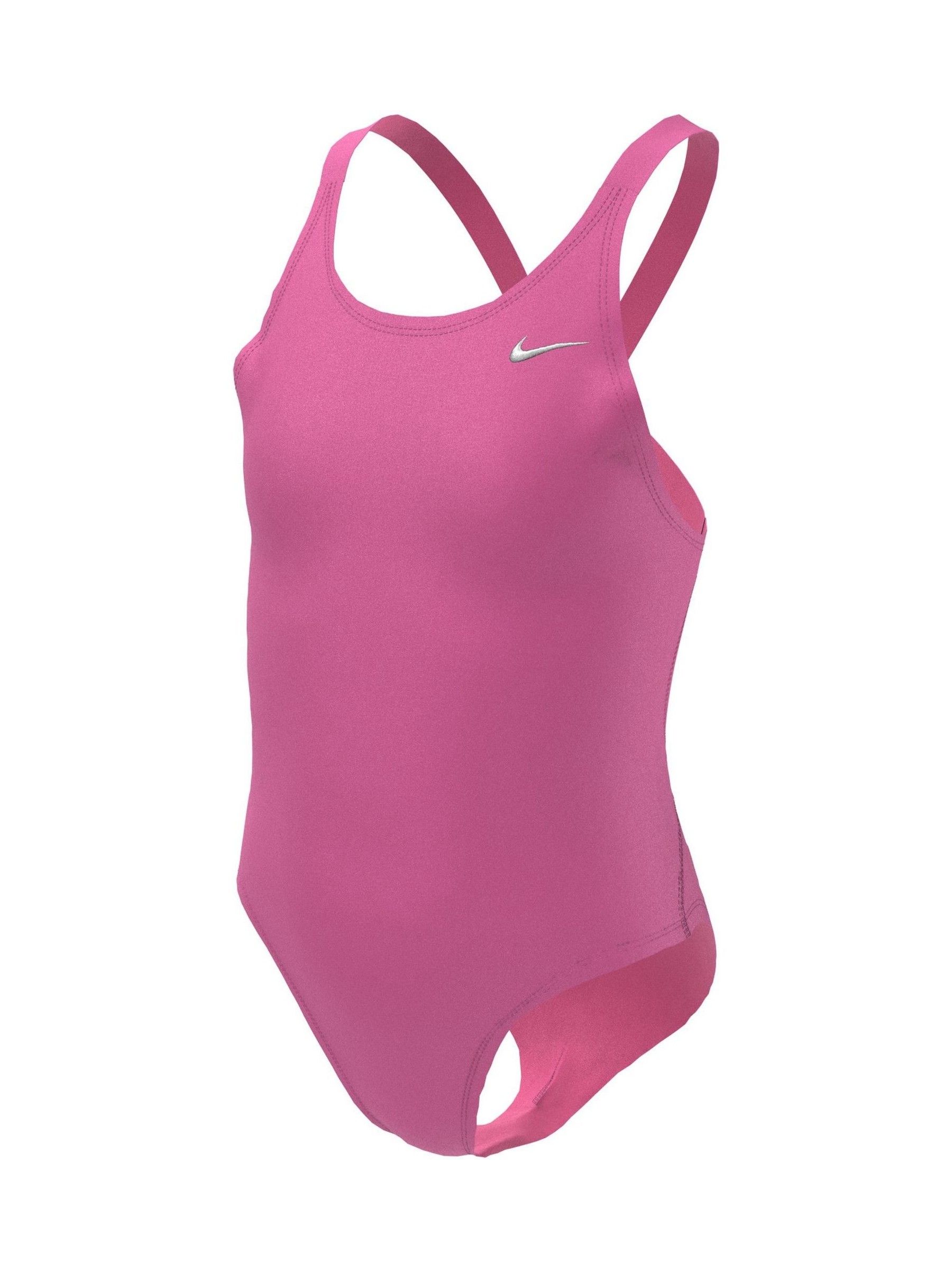 Donkerroze - Nike Hydrastrong Effen badpak