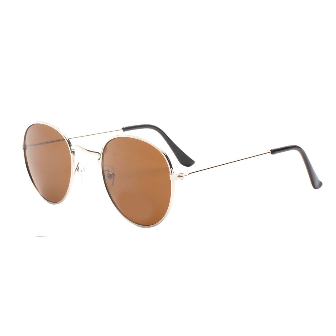 Solbrille Round Metal