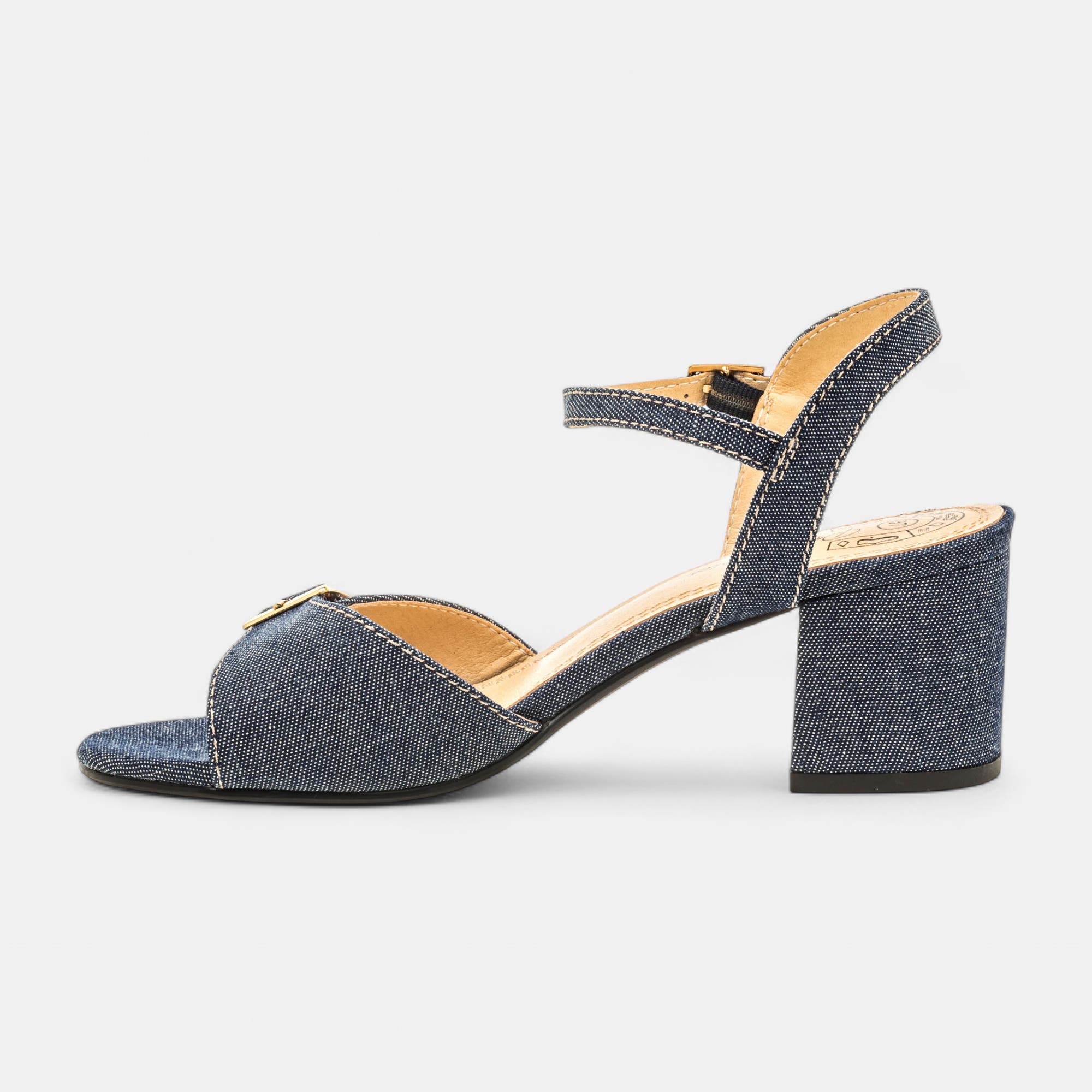Nu-pieds à talon Femme jeans