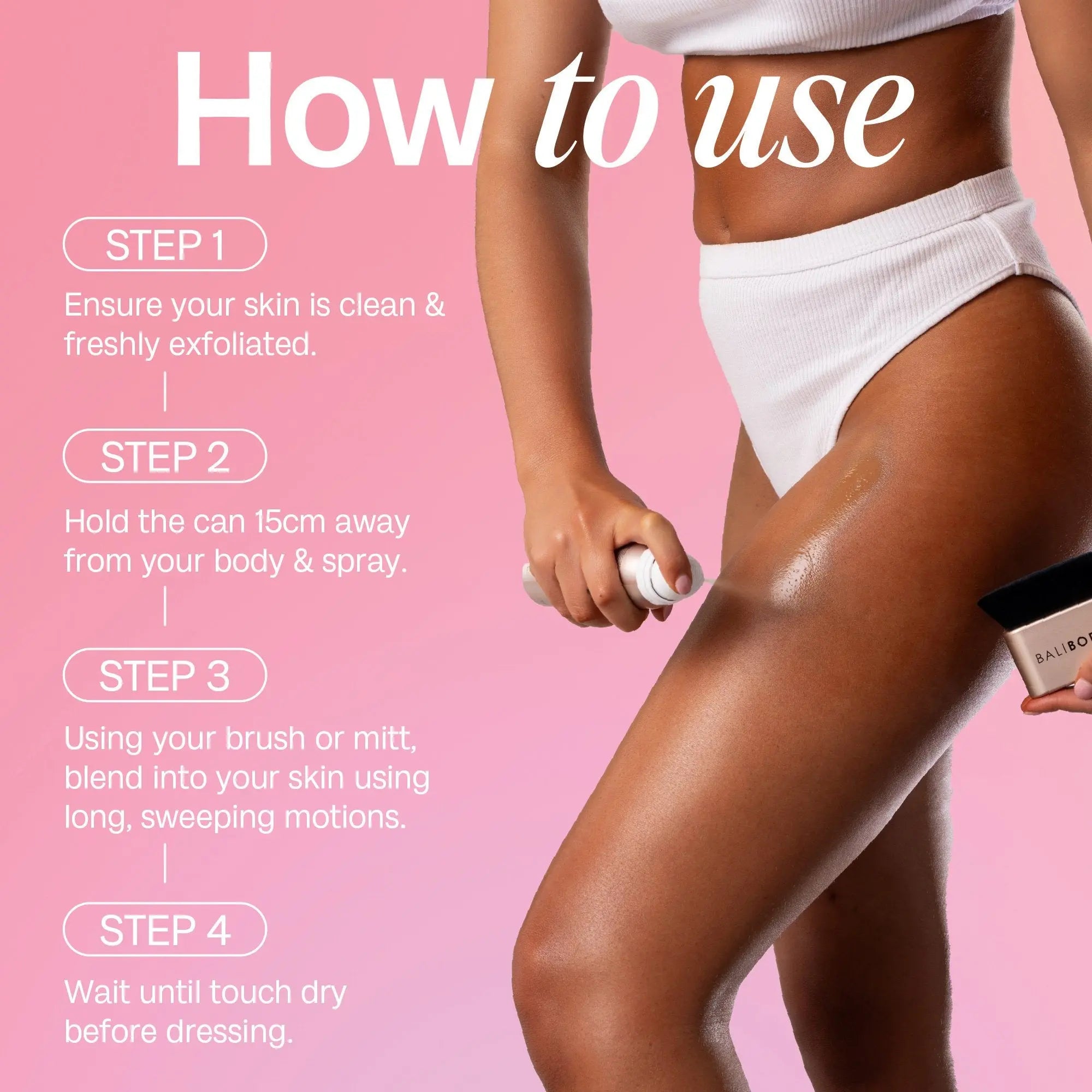 Instant Tan Light to Medium
