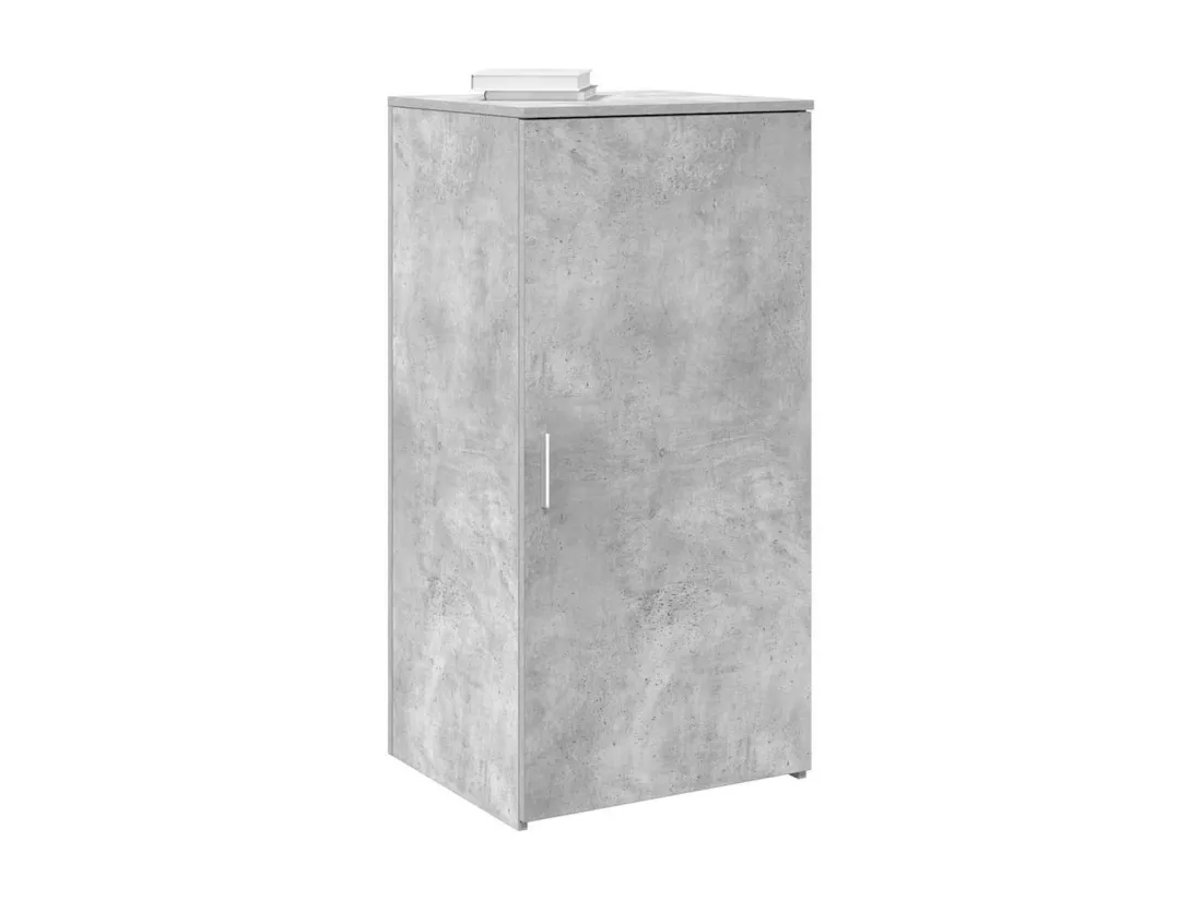 Armoire de rangement gris béton 50x45x103,5cm bois d'ingénierie
