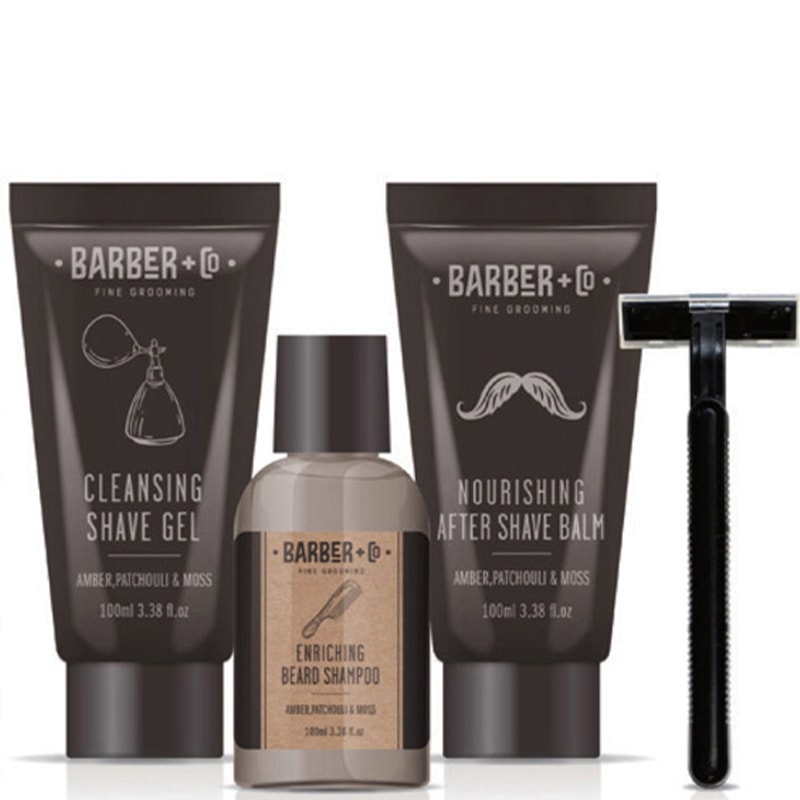 Coffret bain & rasage - Barber Co- Homme - 4 produits