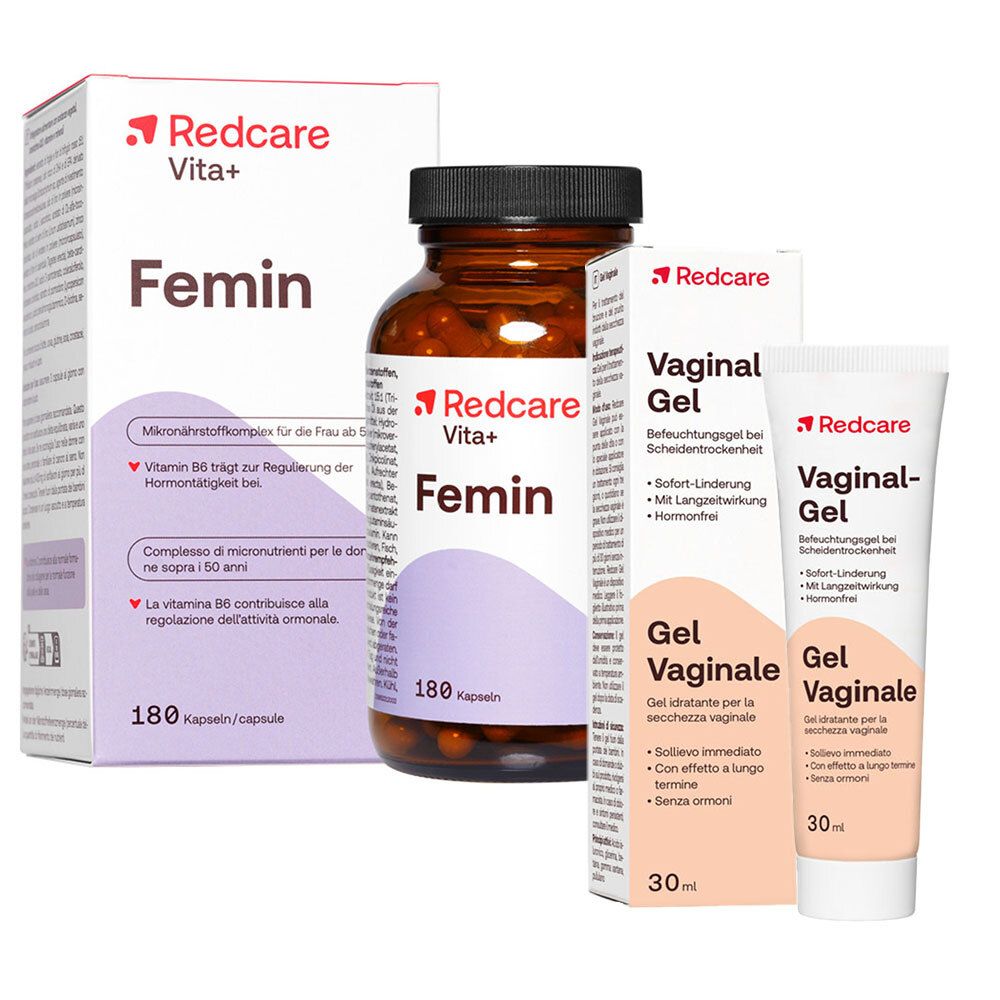 Redcare Vita+ Femin + Redcare Vaginal-Gel