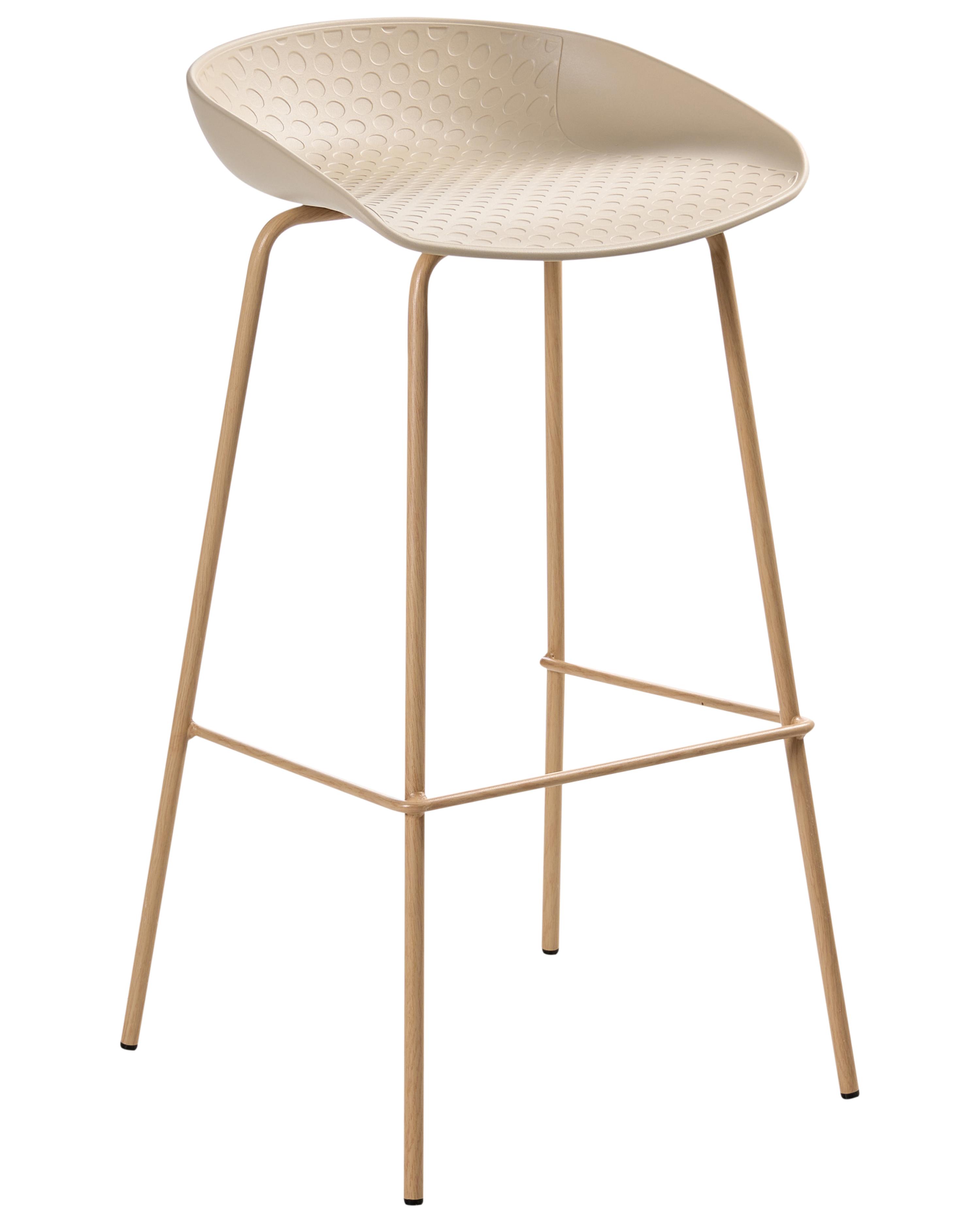 Set van 4 barstoelen VENLO Beige