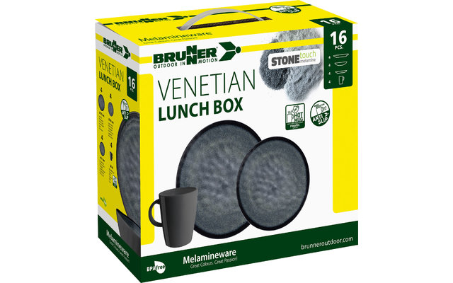 Brunner Midday Venetian Melamin Geschirr-Set 16-tlg.