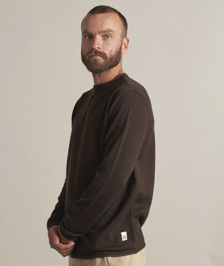 ELSK LØNNERUP MEN'S KNIT 210 dark moss